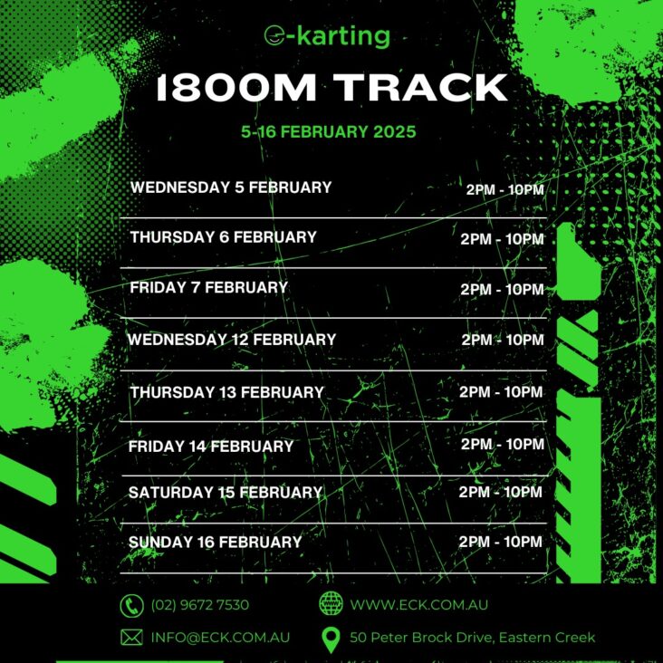 1800m Event Trading Hours