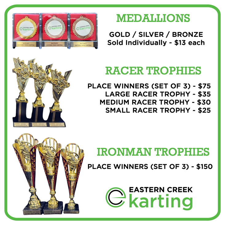 Eastern Creek Group Event Trophy Options